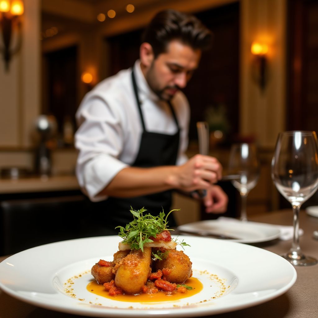 Restaurant gastronomique avec chef étoilé
